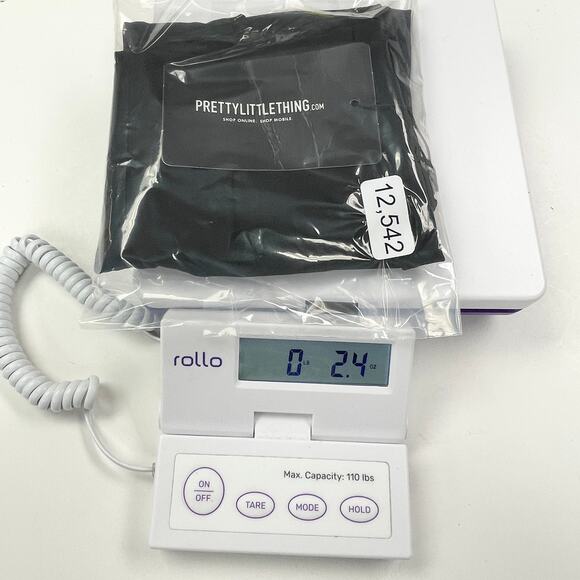 PrettyLittleThing Women Tube Top Black Strapless Bandeau Stretch Size L Chic Y2K - Picture 10 of 10